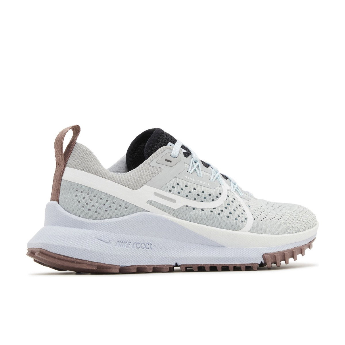 Nike React Pegasus Trail 4 Light Smoke Grey Black Glacier Blue White Womens