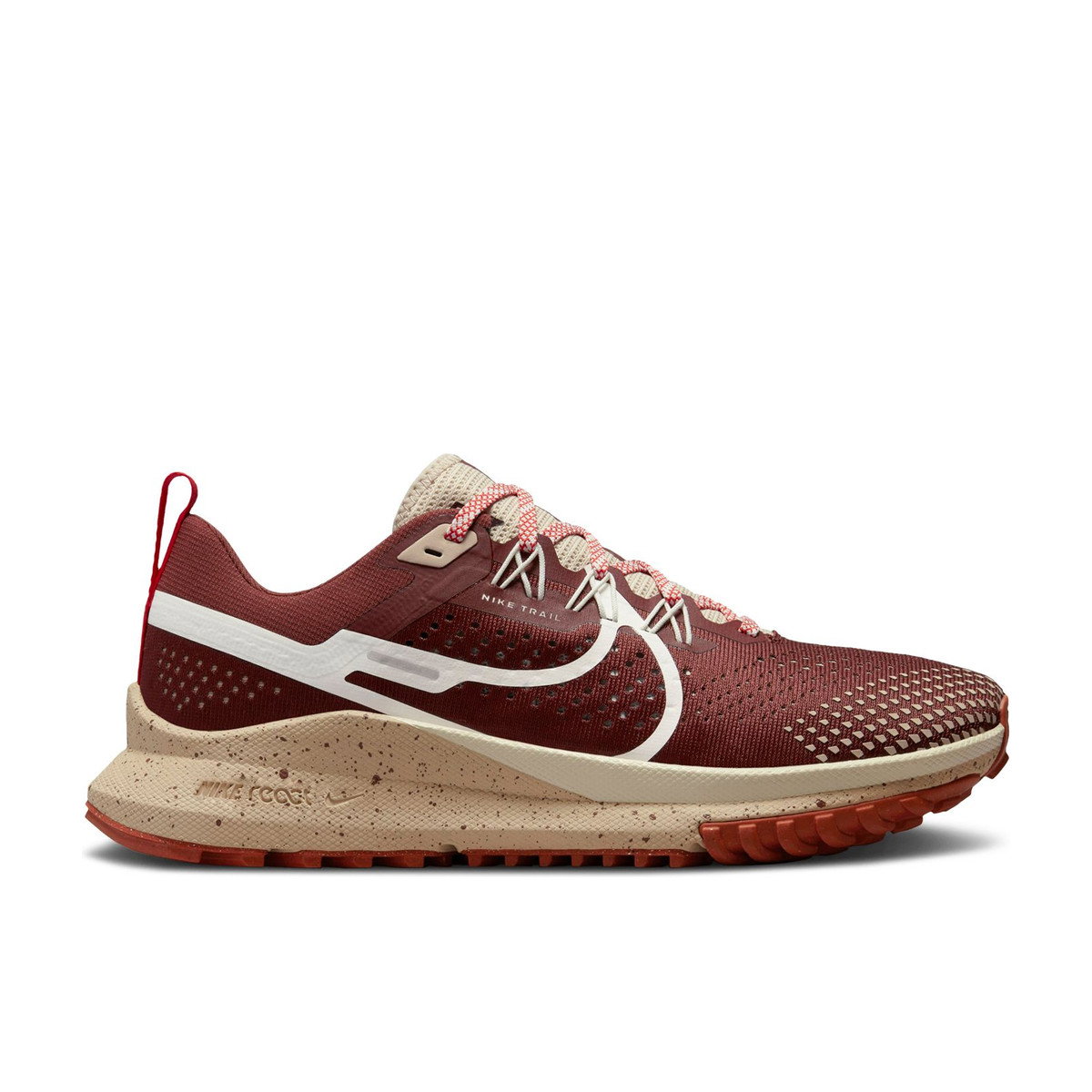 Nike React Pegasus Trail 4 Dark Pony Picante Red Earth Sail Womens