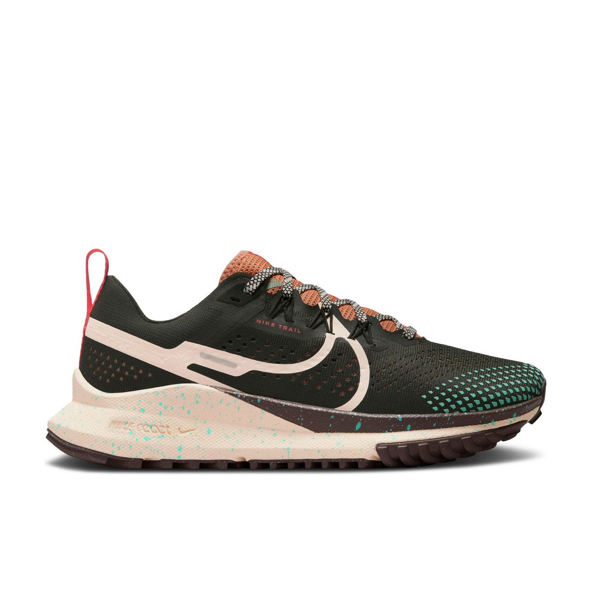 Nike React Pegasus Trail 4 Sequoia Guava Ice Womens