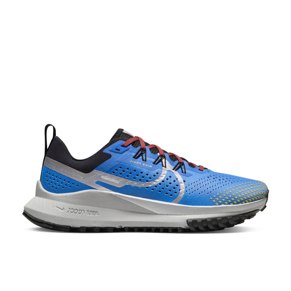 Nike React Pegasus Trail 4 Light Photo Blue Track Red Black Metallic Silver Womens