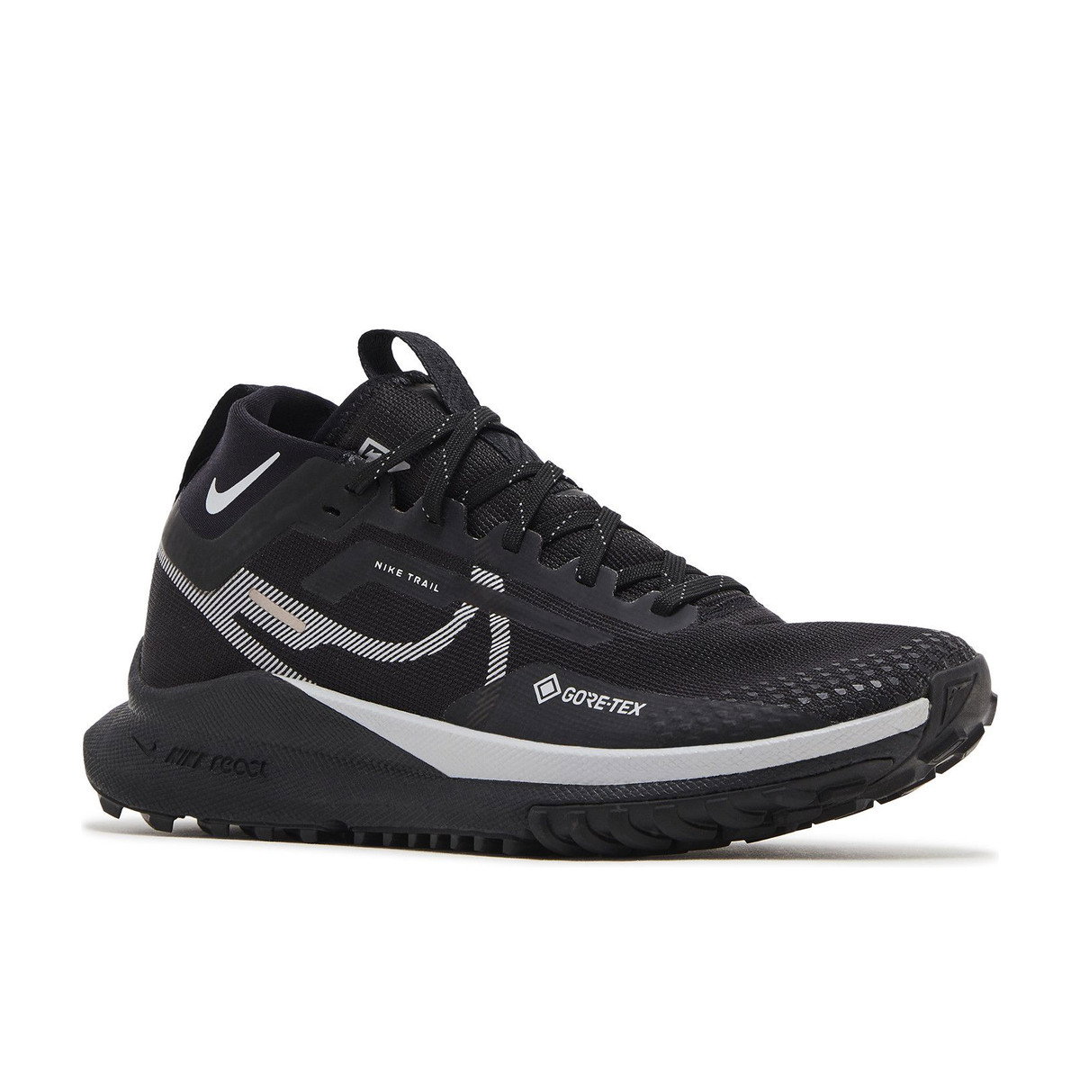 Nike React Pegasus Trail 4 Gore-Tex Black Wolf Grey Womens