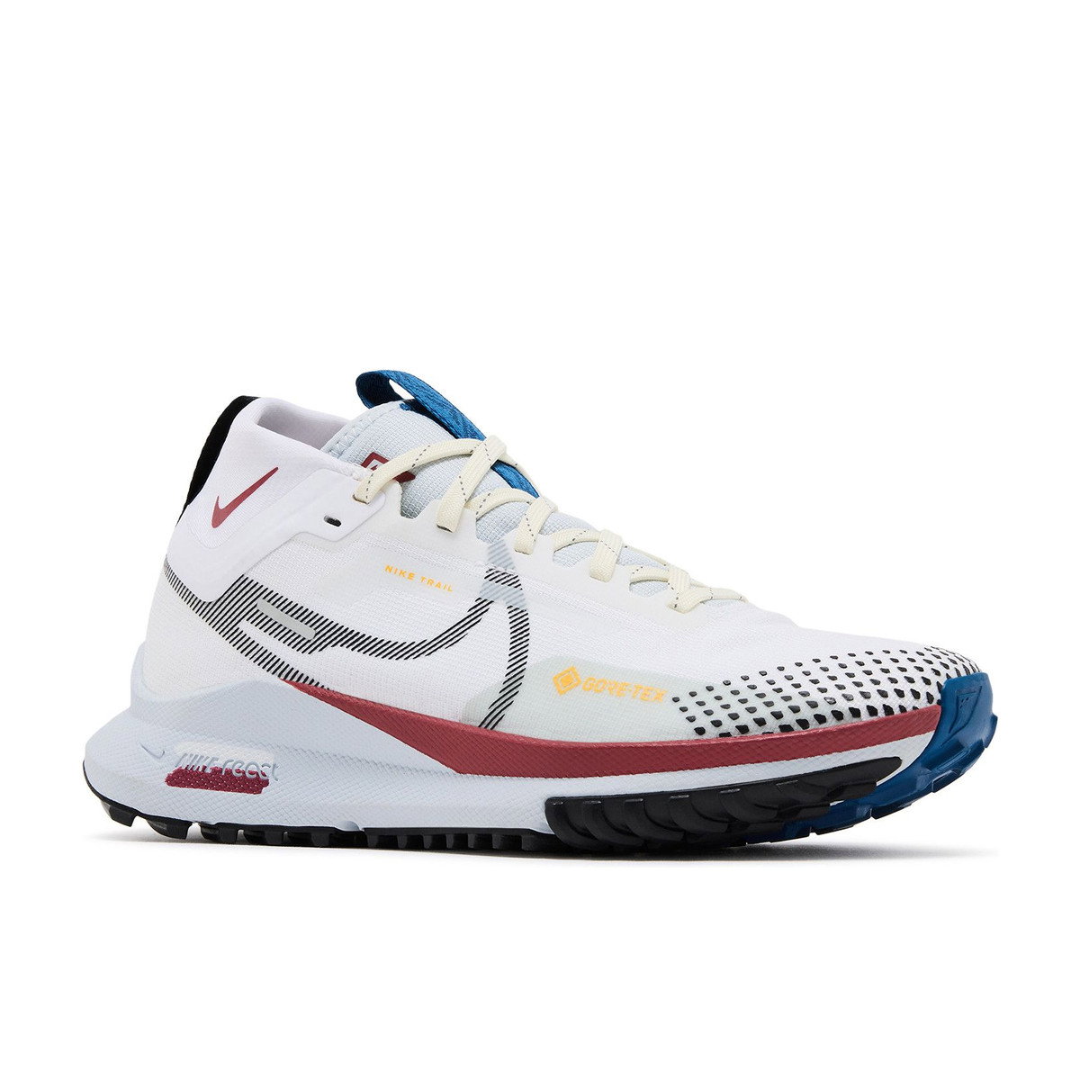 Nike React Pegasus Trail 4 Gore-Tex White Cedar Court Blue Black Womens