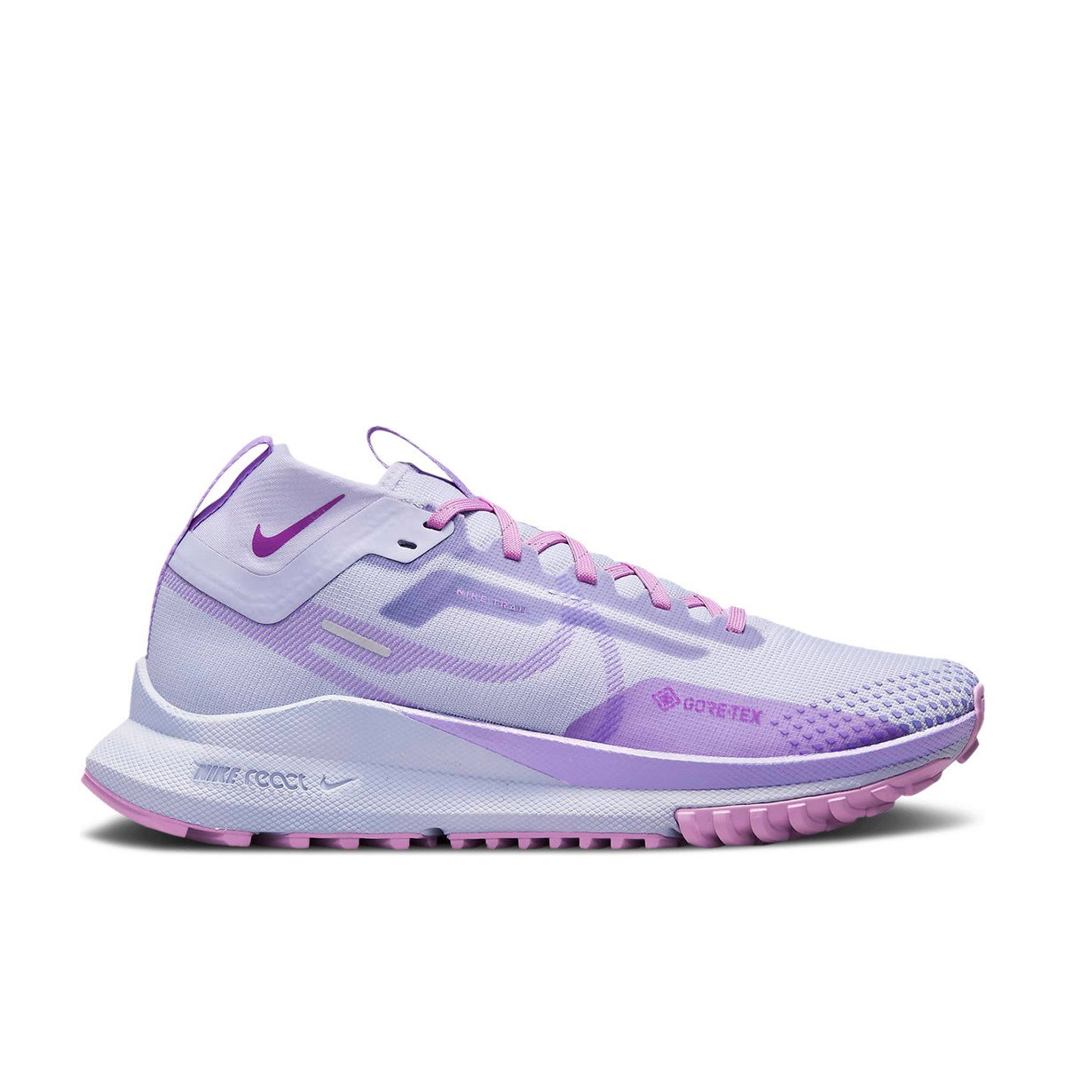 Nike React Pegasus Trail 4 Gore-Tex Oxygen Purple Rush Fuchsia Vivid Purple Space Purple Womens