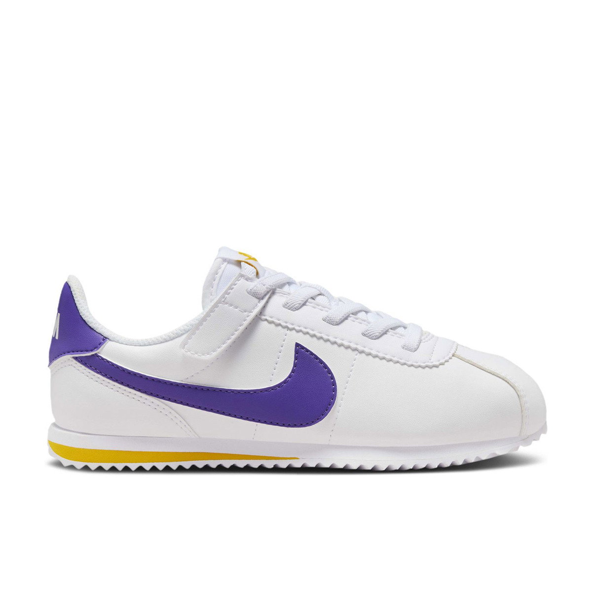 Nike Cortez EasyOn White Varsity Maize Varsity Purple PS