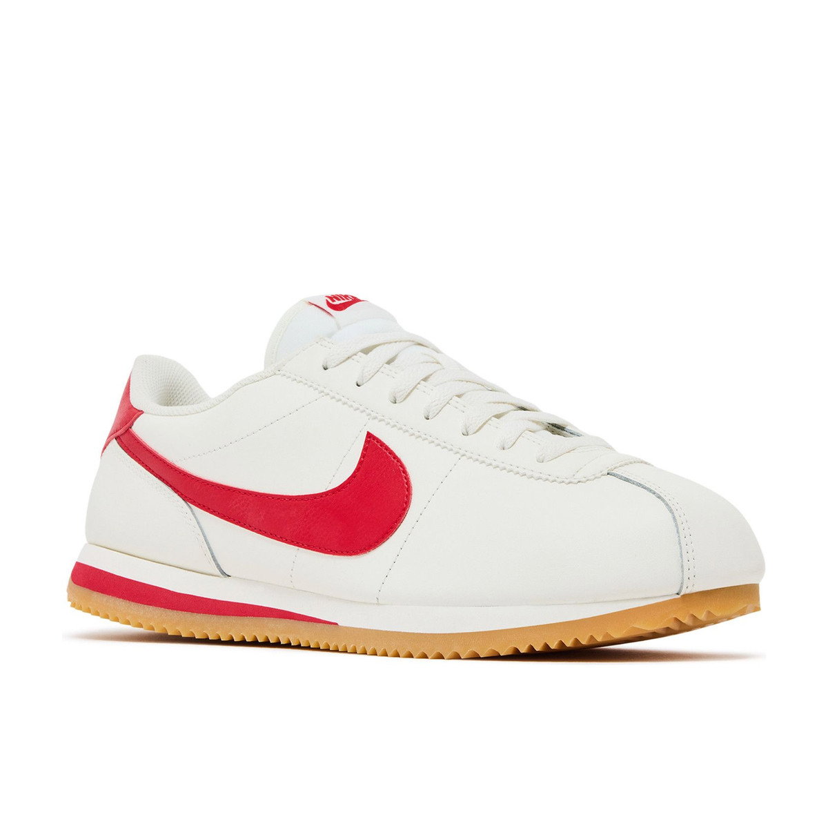 Nike Cortez Leather Sail Gum Yellow University Red