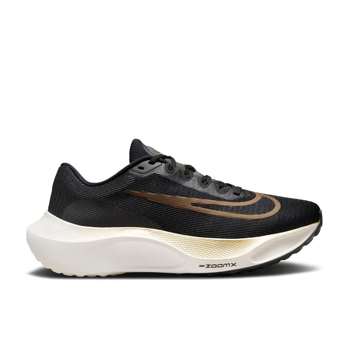 Nike Zoom Fly 5 Black Metallic Gold Grain