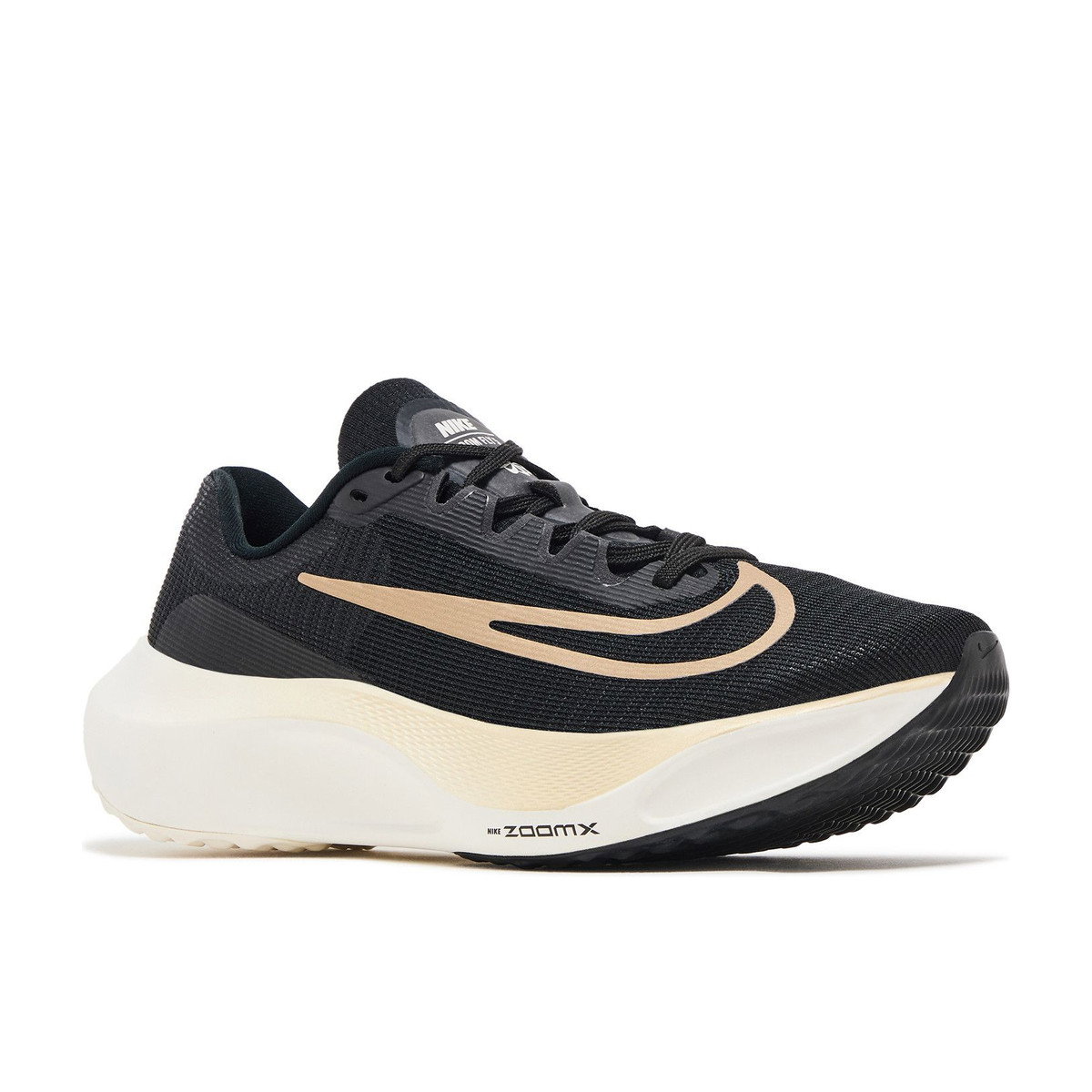 Nike Zoom Fly 5 Black Metallic Gold Grain