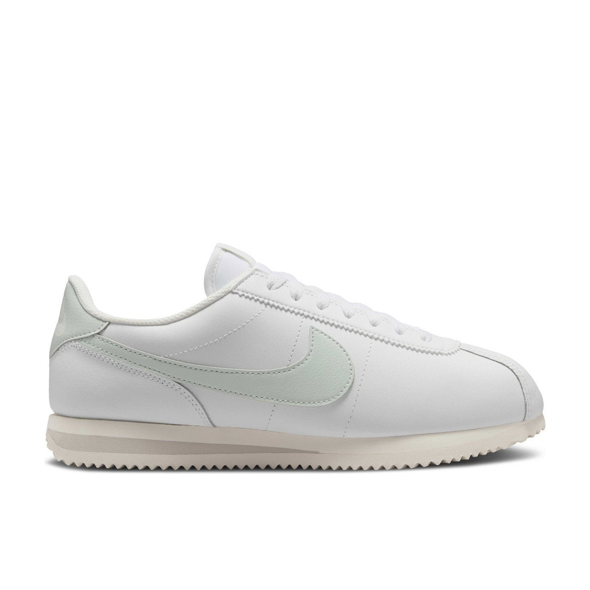 Nike Cortez Leather Summit White Light Silver Womens