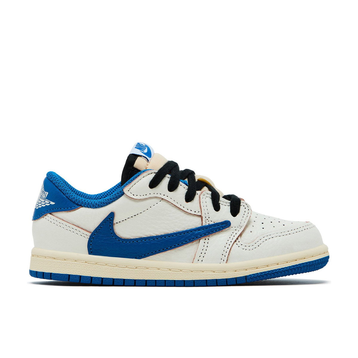 Air Jordan 1 Retro Low OG SP Fragment x Travis Scott Sail Military Blue TD