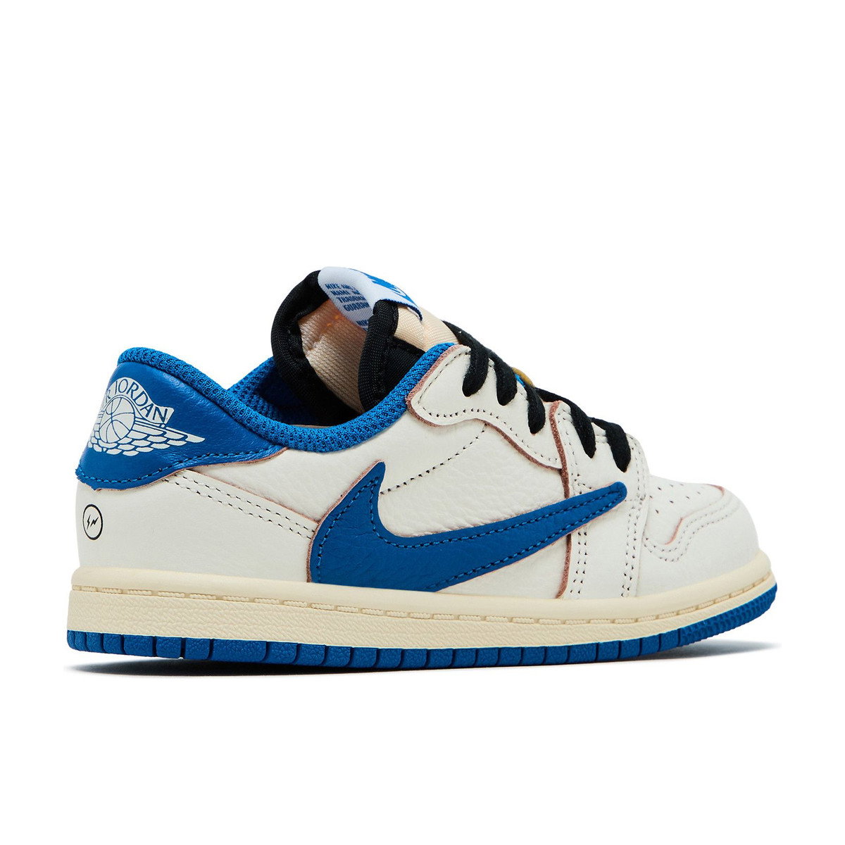 Air Jordan 1 Retro Low OG SP Fragment x Travis Scott Sail Military Blue TD