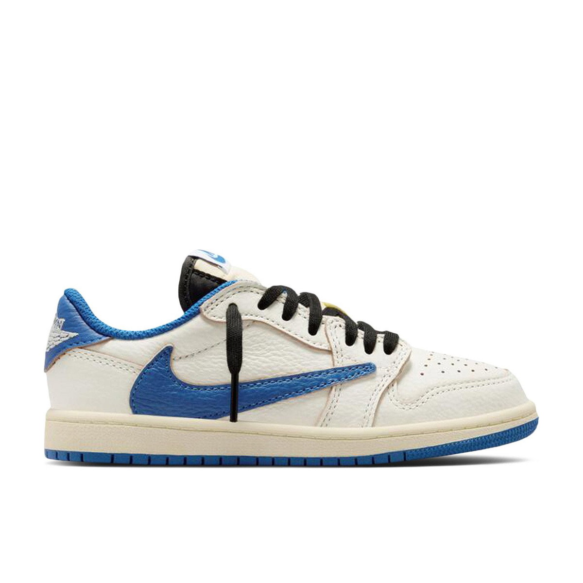 Air Jordan 1 Retro Low OG SP Fragment x Travis Scott Sail Military Blue PS