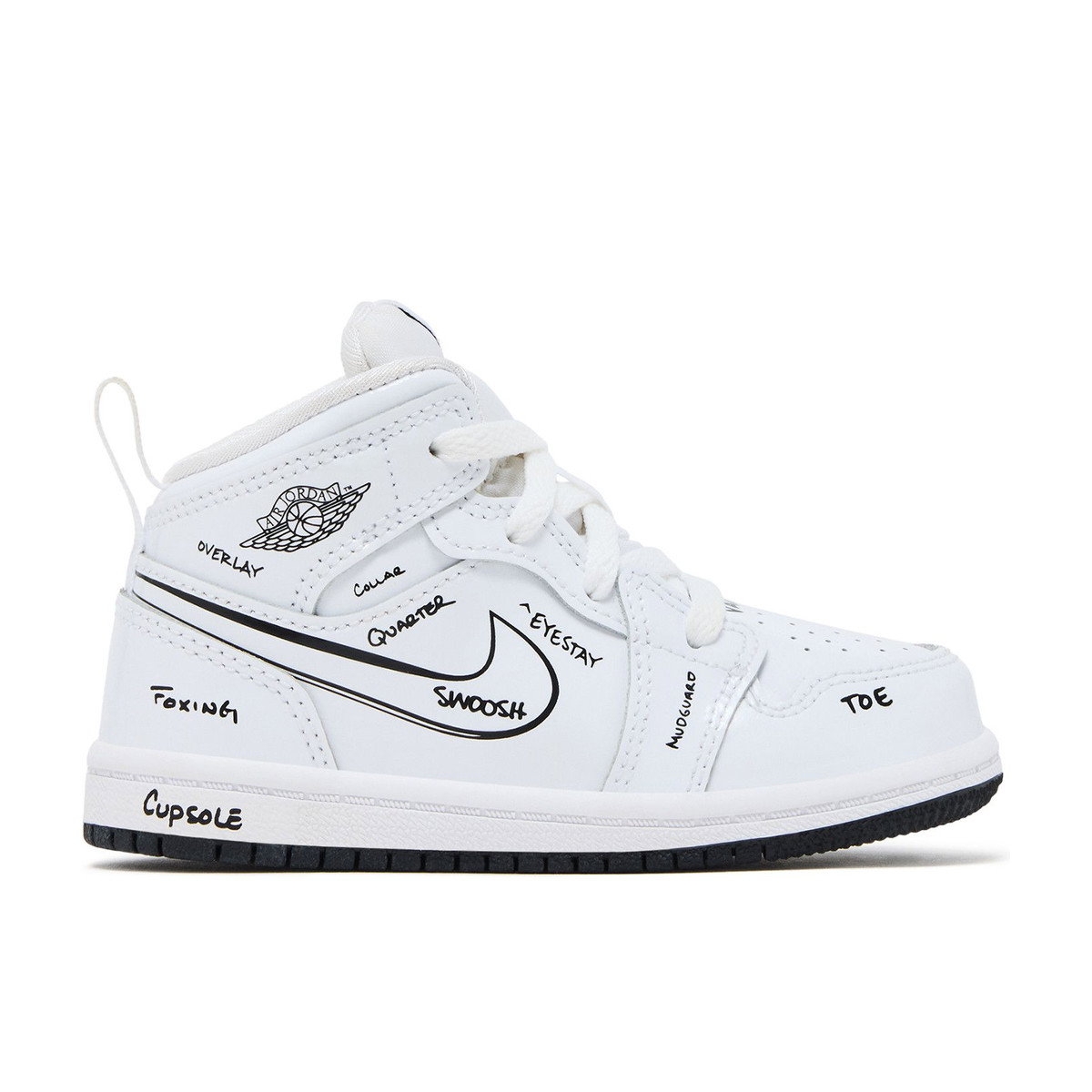 Air Jordan 1 Mid Schematic TD