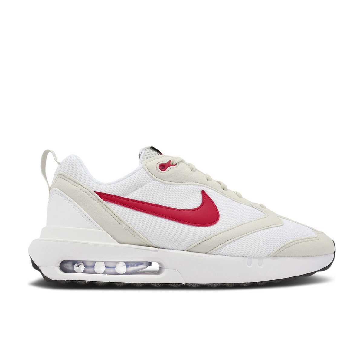 Nike Air Max Dawn Light Bone University Red
