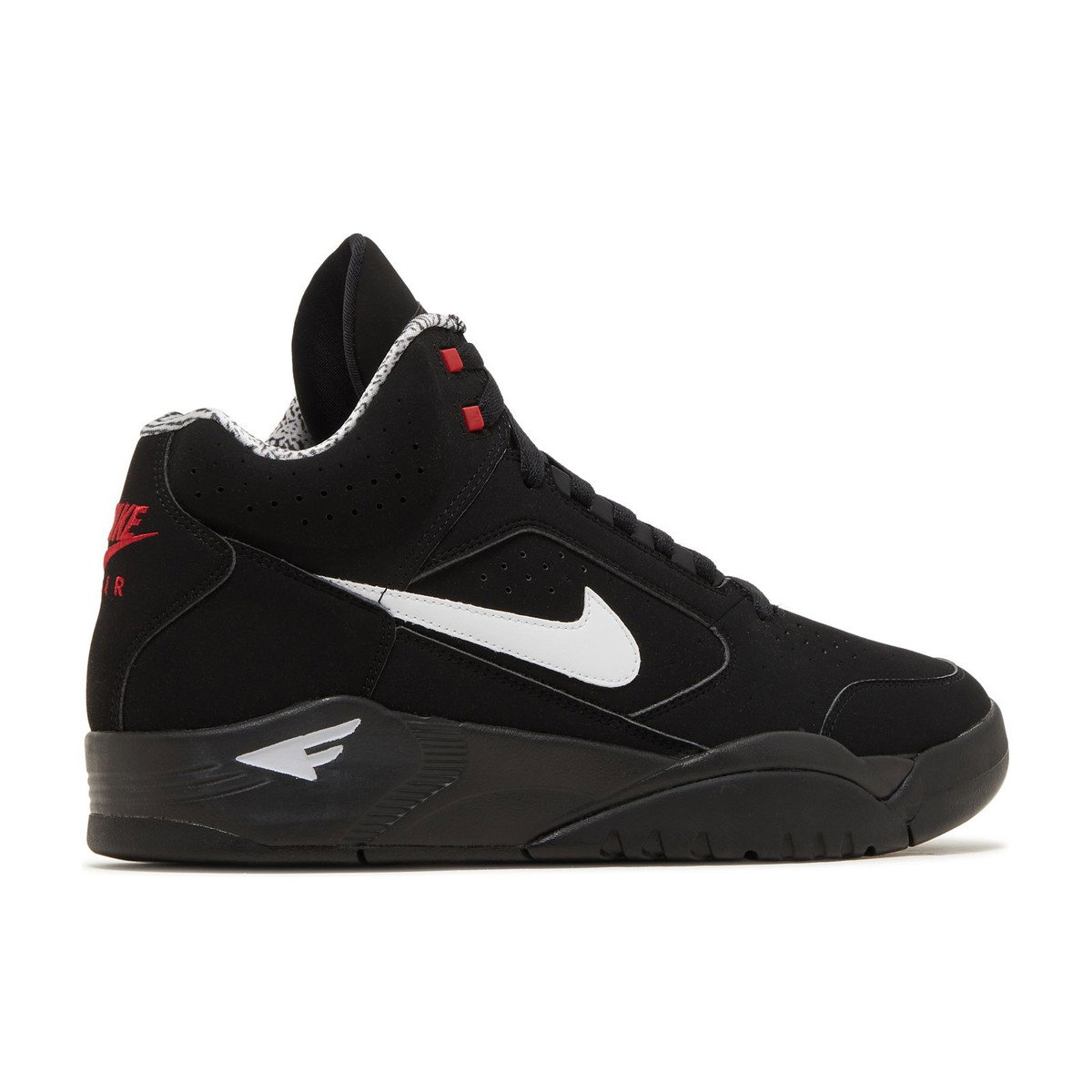 Nike Air Flight Lite II Mid Black White Varsity Red