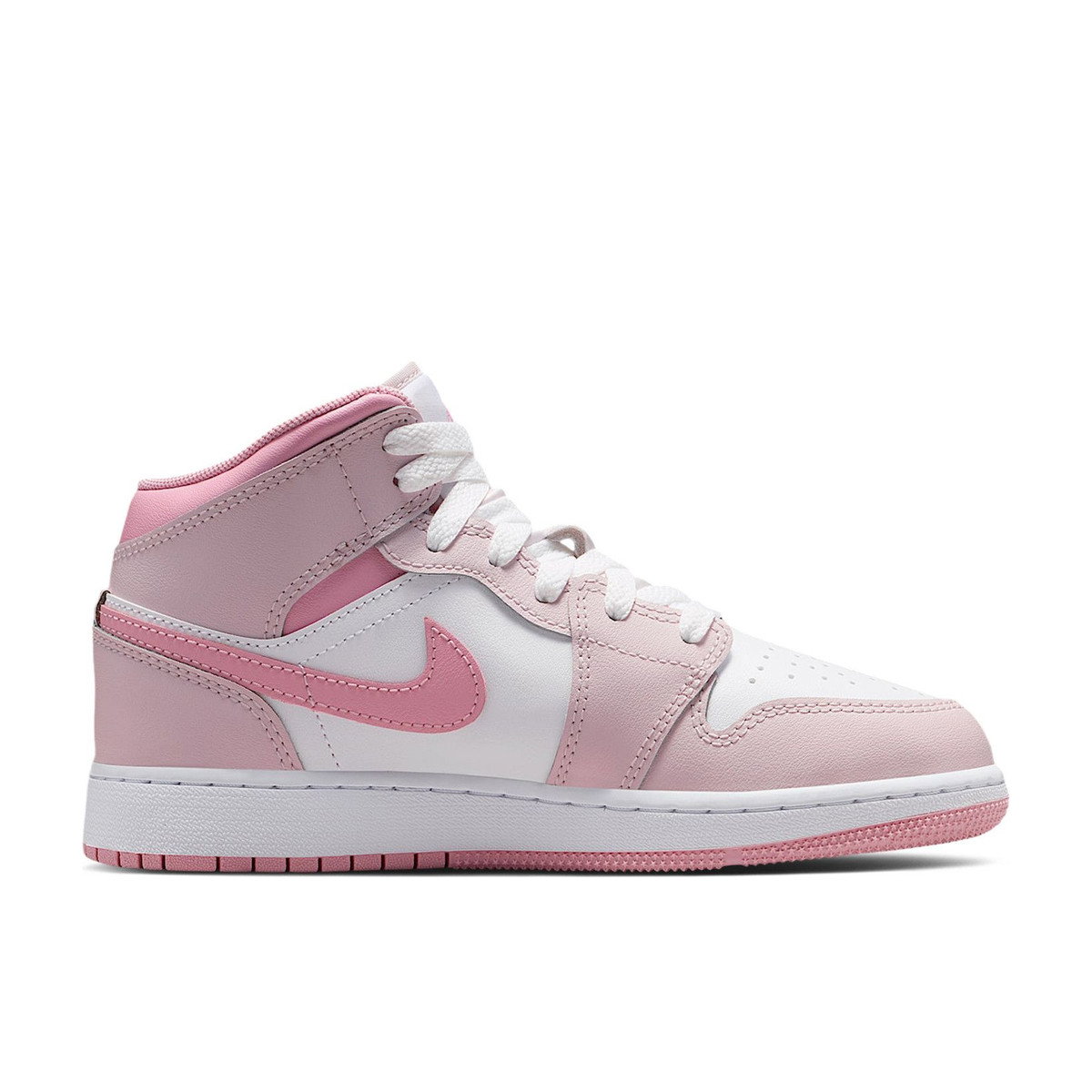 Air Jordan 1 Mid Pearl Pink White GS