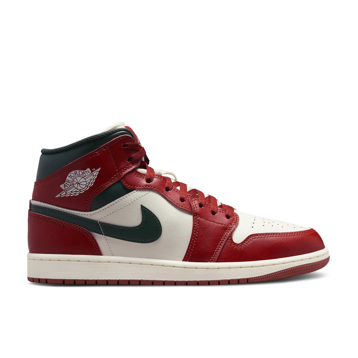 Air Jordan 1 Mid Redstone Midnight Green