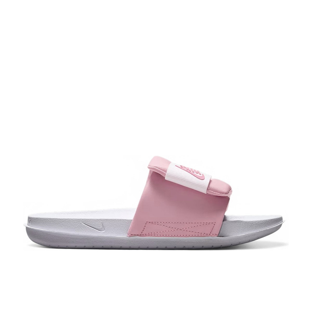Nike Offcourt Adjust Slide White Elemental Pink Womens