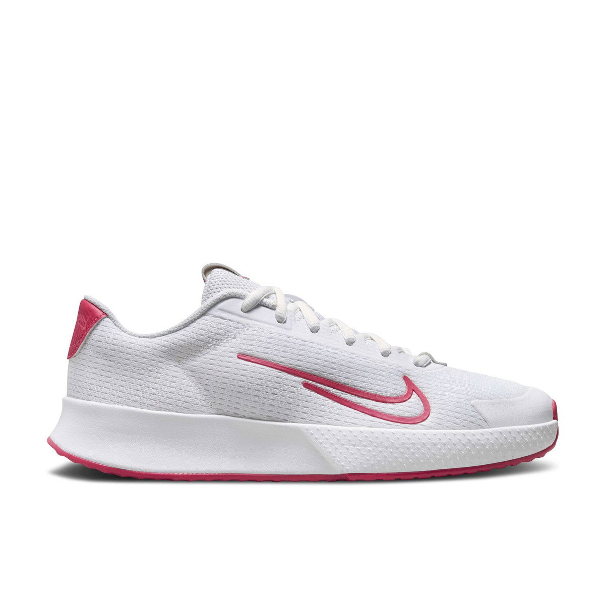 Nike Court Vapor Lite 2 HC White Hot Punch Crimson Tint Aster Pink Womens