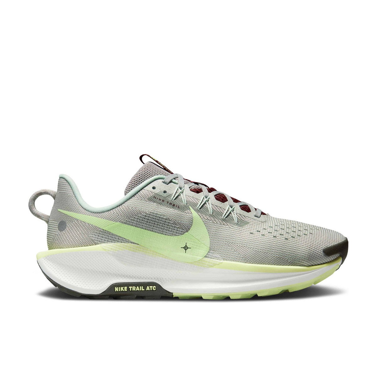 Nike Pegasus Trail 5 Light Silver College Grey Dark Team Red Barely Volt