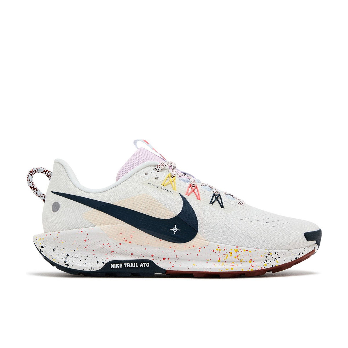 Nike React Pegasus Trail 5 Summit White Football Grey Pink Foam Armory Navy