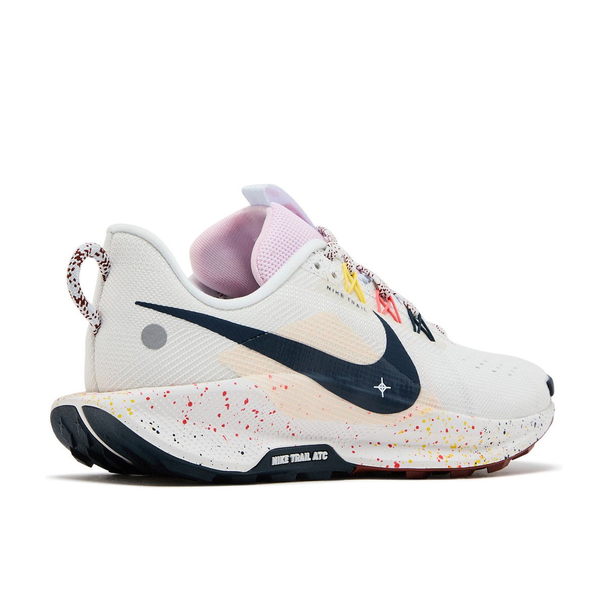 Nike React Pegasus Trail 5 Summit White Football Grey Pink Foam Armory Navy Womens