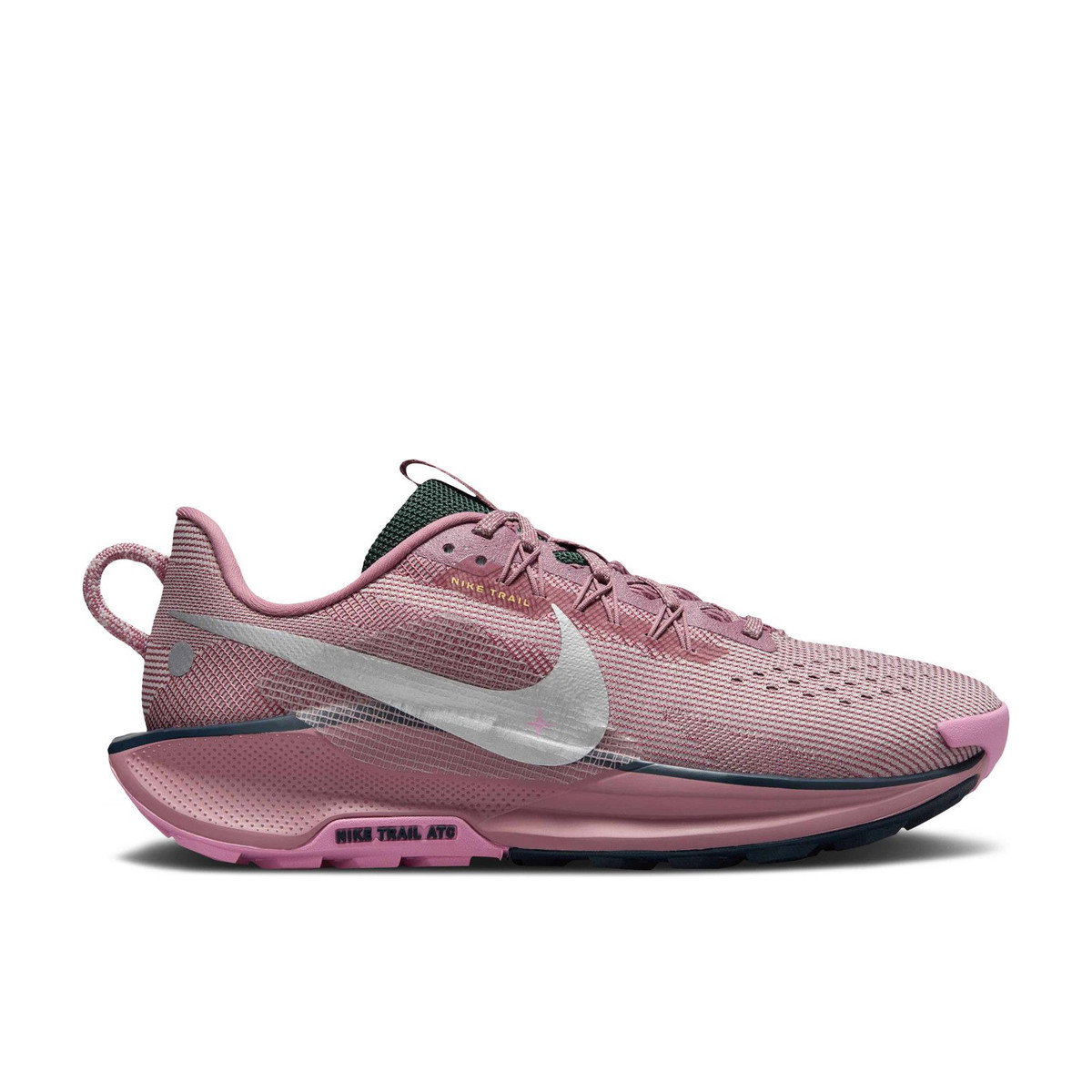 Nike React Pegasus Trail 5 Plum Dust Platinum Violet Beyond Pink Metallic Silver Womens