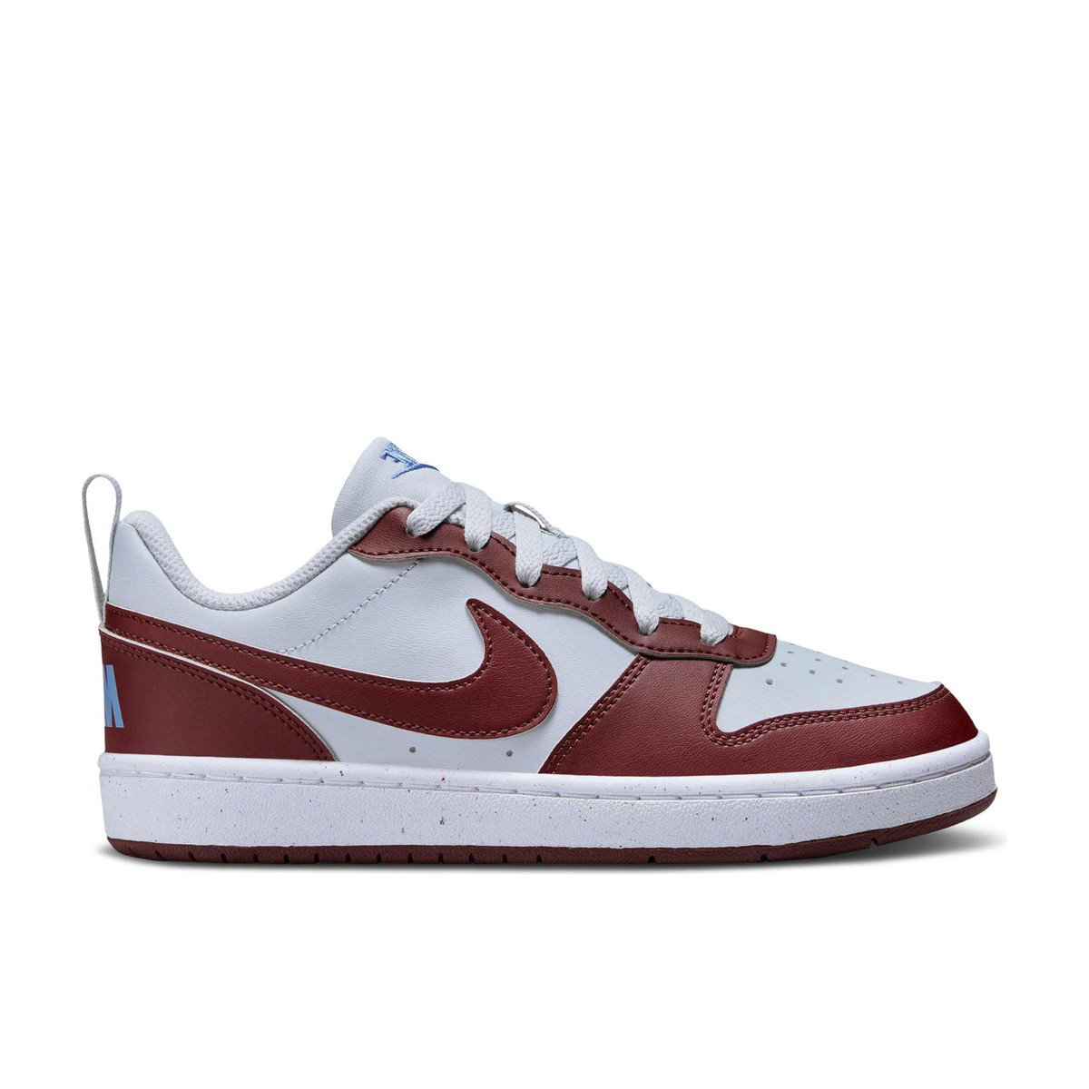 Nike Court Borough Low Recraft Pure Platinum Dark Team Red Blue Beyond GS