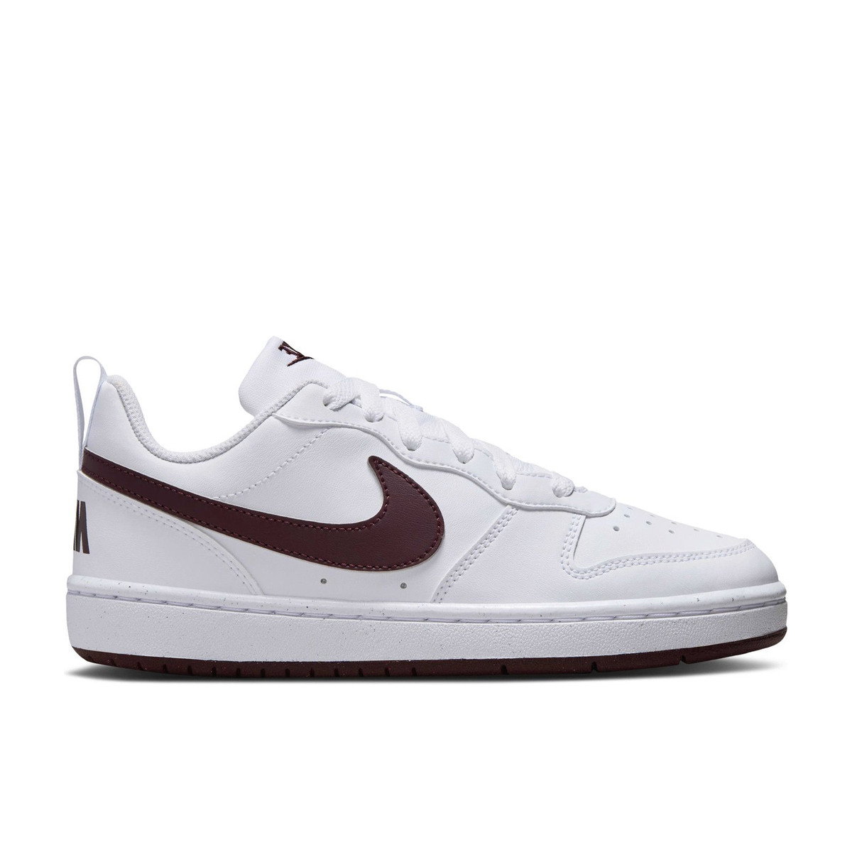 Nike Court Borough Low Recraft White Burgundy Crush GS