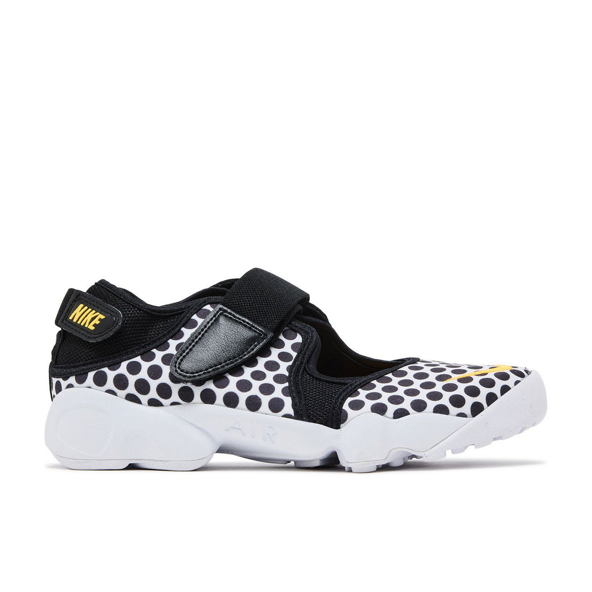 Nike Air Rift Breeze Polka Dot Black White Orange Womens