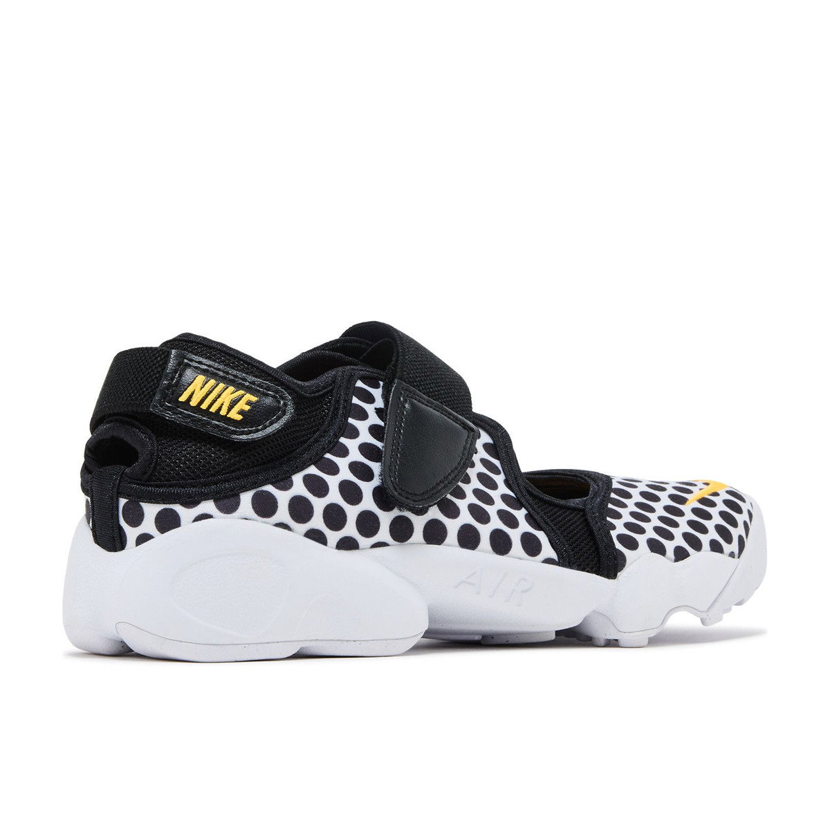 Nike Air Rift Breeze Polka Dot Black White Orange Womens