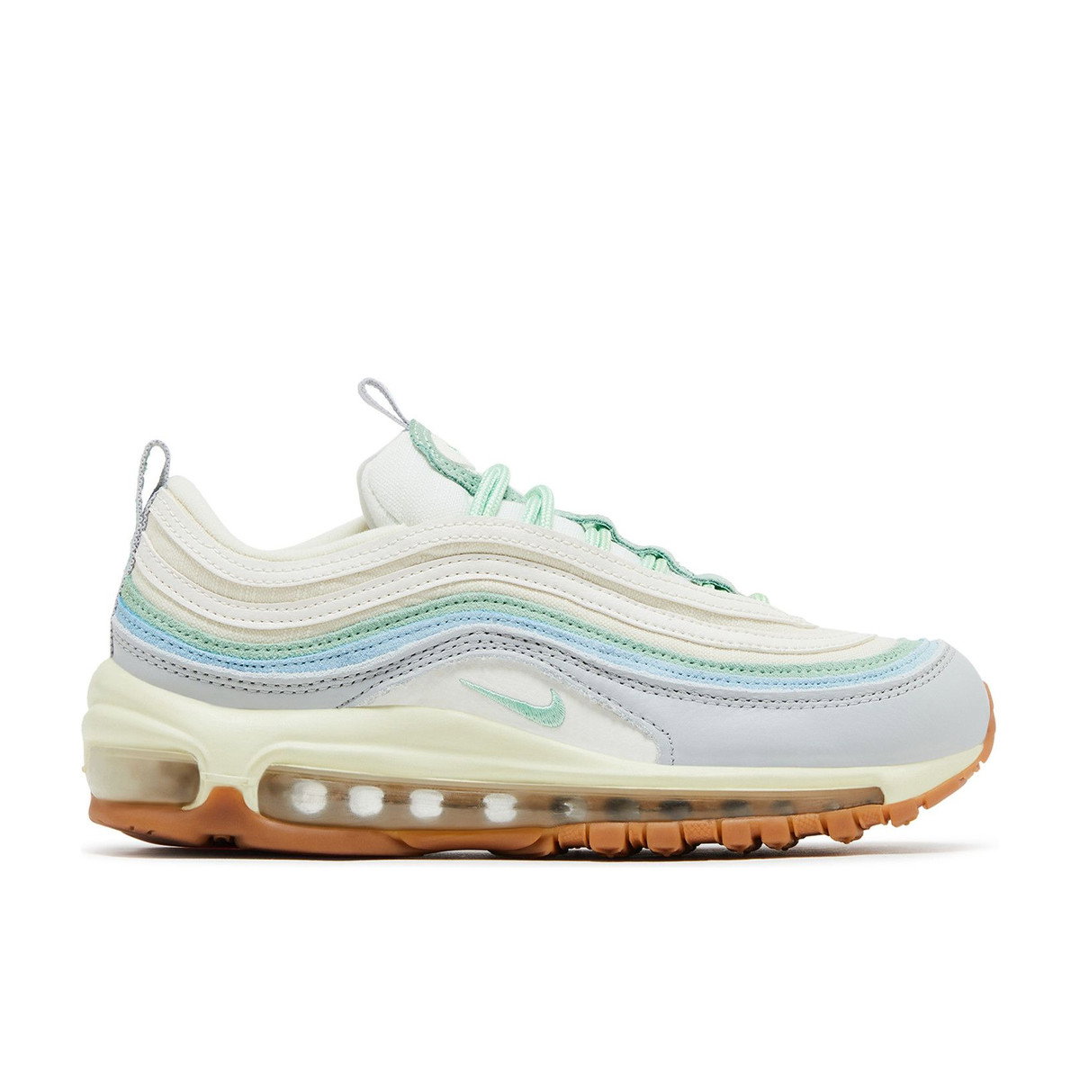 Nike Air Max 97 Enamel Green Sail Worn Blue Womens