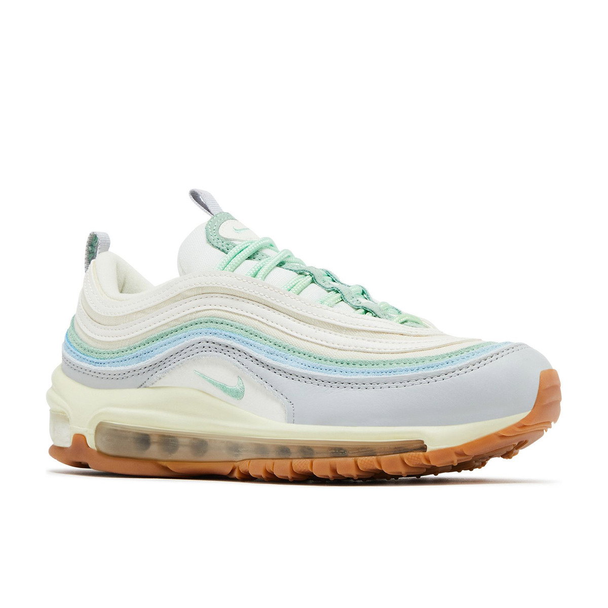Nike Air Max 97 Enamel Green Sail Worn Blue Womens