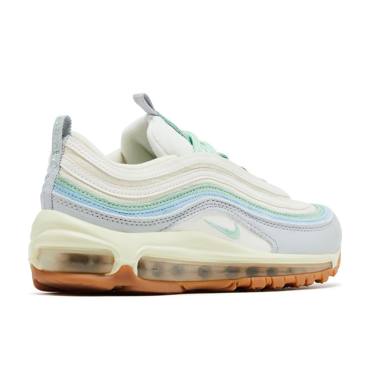 Nike Air Max 97 Enamel Green Sail Worn Blue Womens