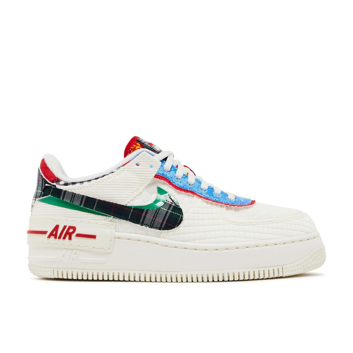 Nike Air Force 1 Low Shadow Sail Classic Green University Blue Womens
