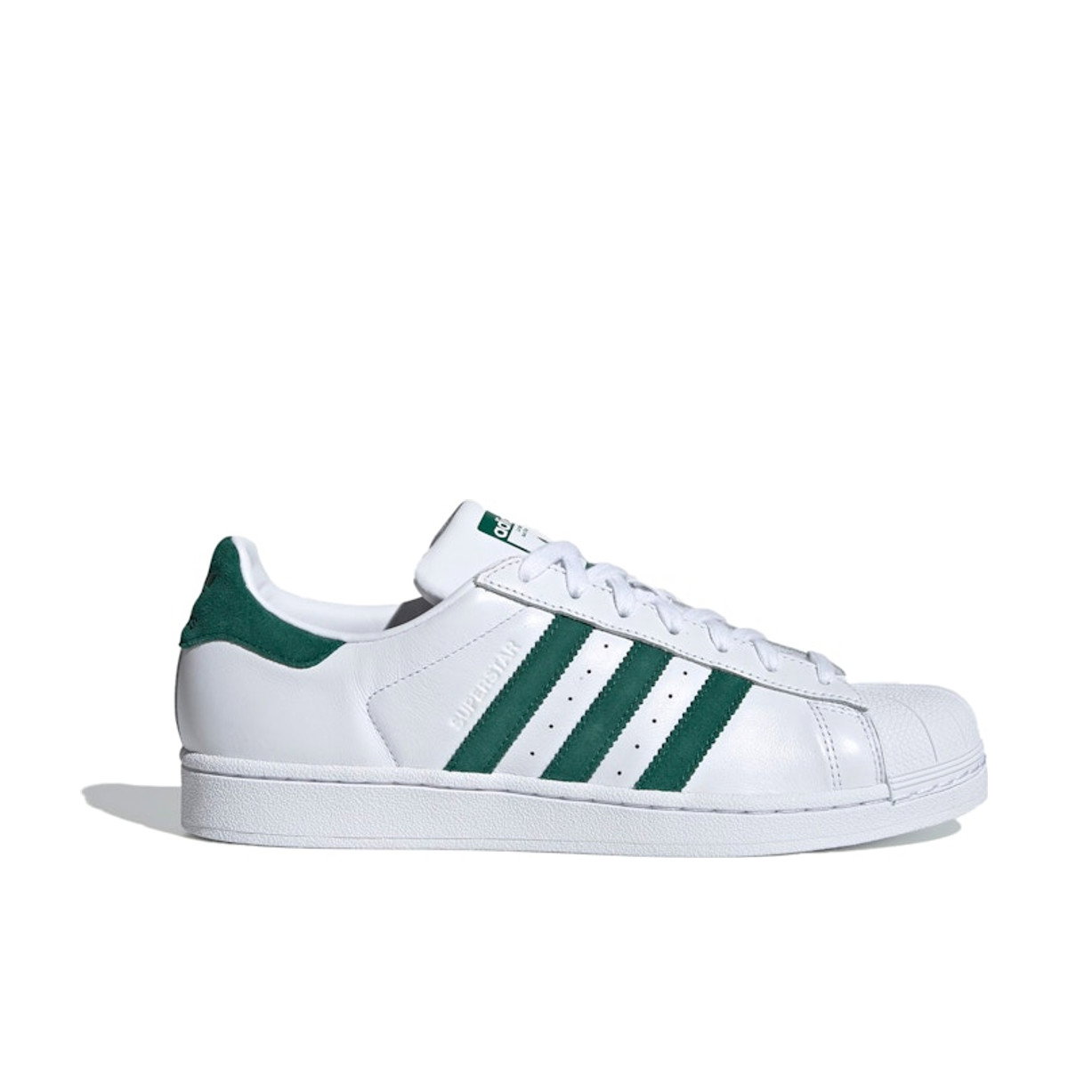 Adidas Superstar White Collegiate Green