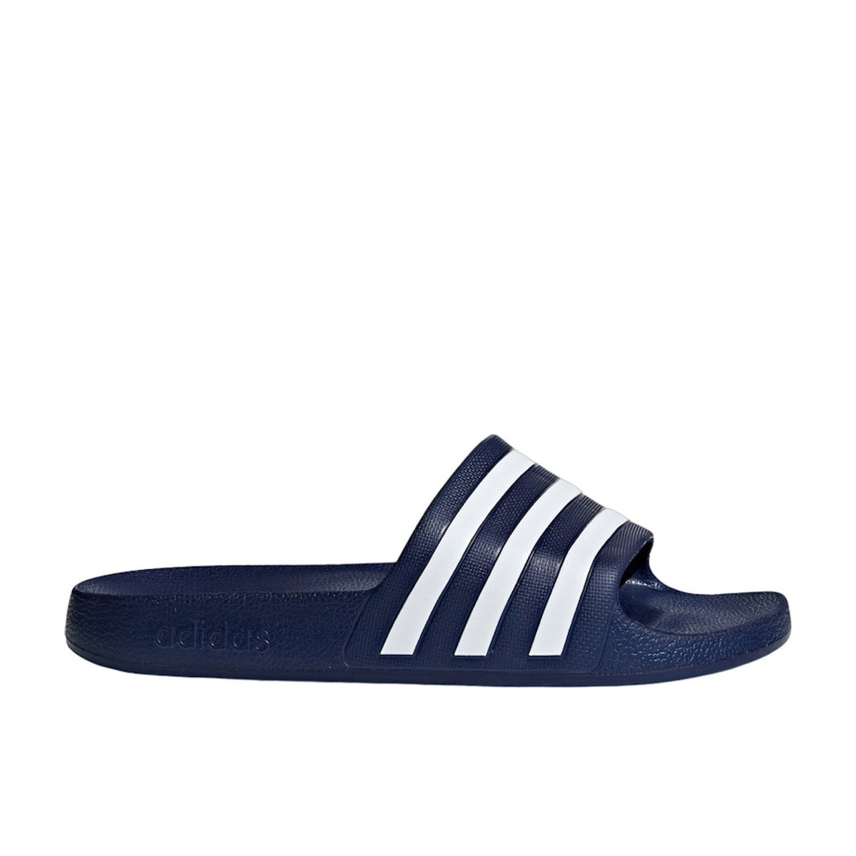 Adidas Adilette Aqua Slides Dark Blue Cloud White