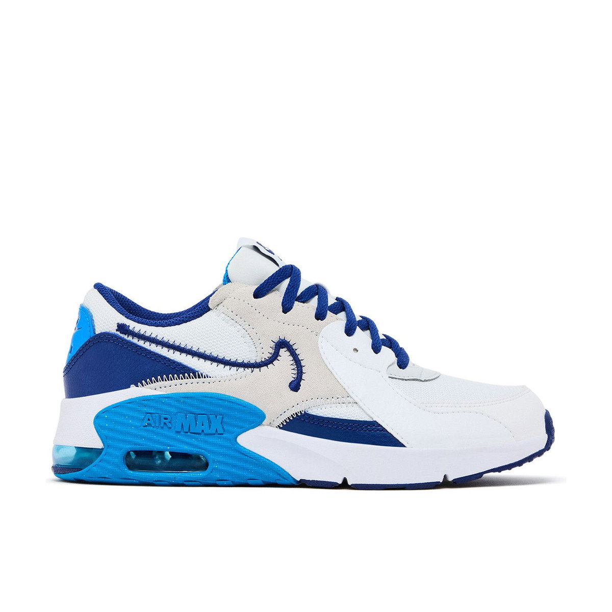 Nike Air Max Excee White Photo Blue Photon Dust Deep Royal Blue GS