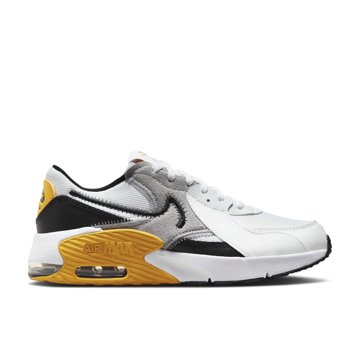 Nike Air Max Excee White University Gold Wolf Grey Black GS