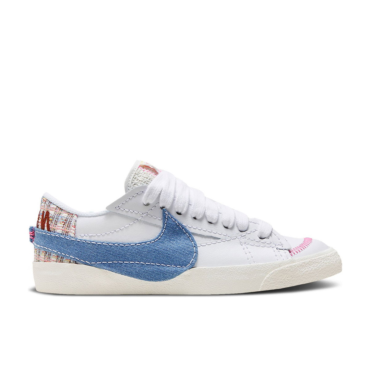 Nike Blazer Low 77 Jumbo Denim Swoosh Boucle Womens