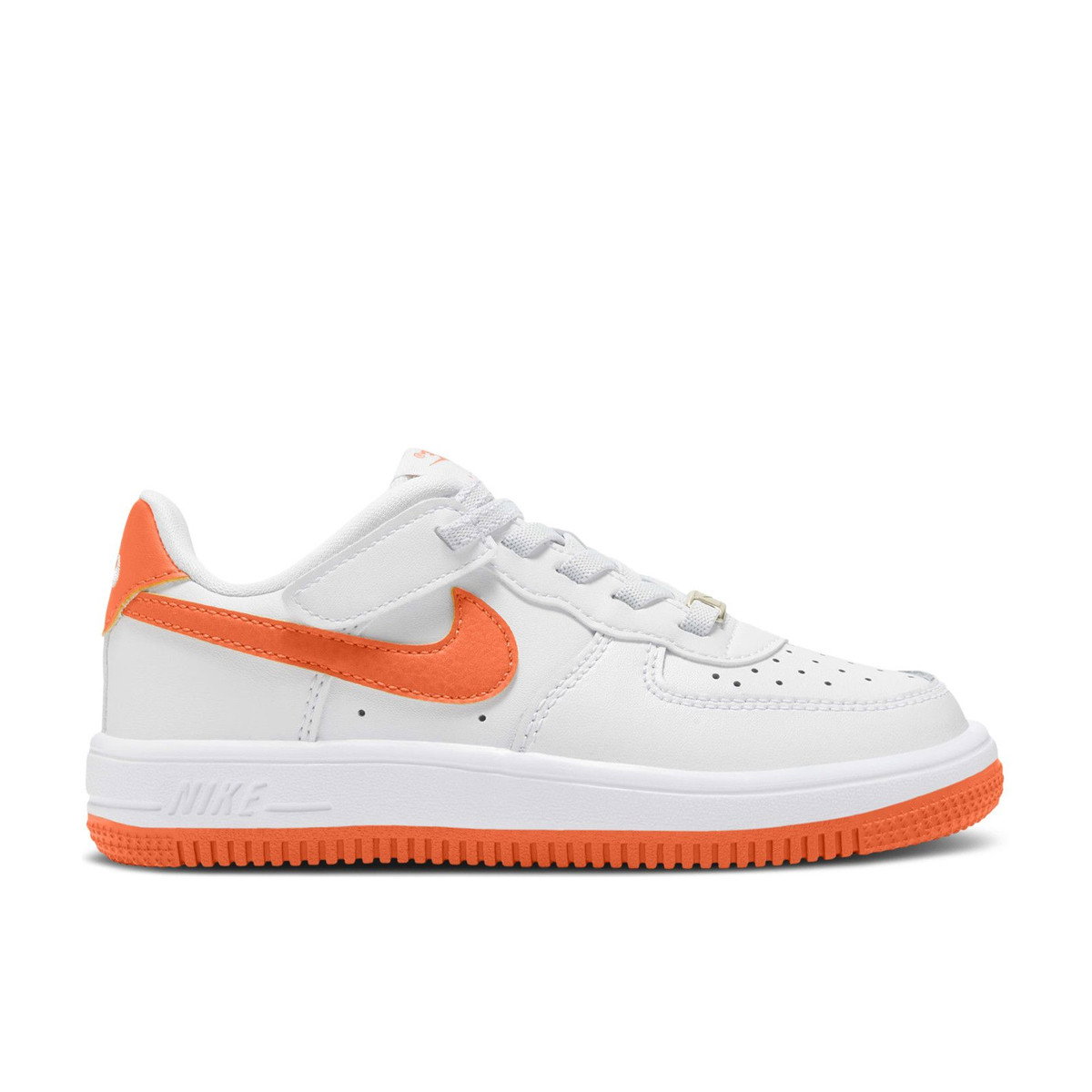 Nike Air Force 1 Low EasyOn White Safety Orange PS