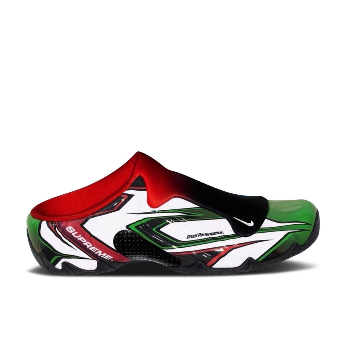 Nike Clogposite Supreme White Gym Red Green