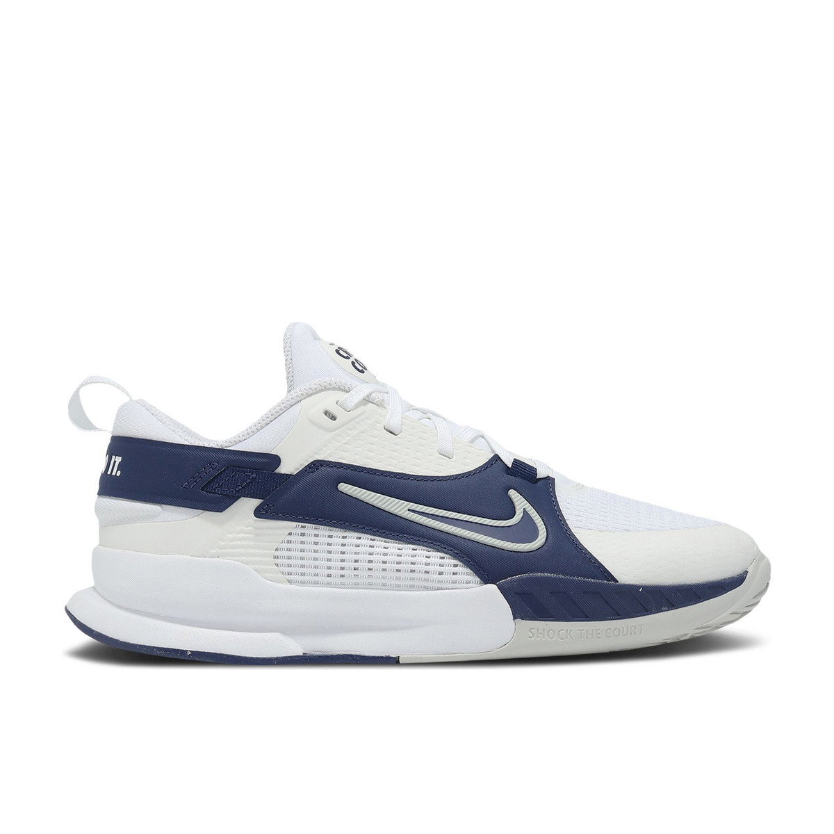 Nike Crosscourt White Midnight Navy Light Silver GS