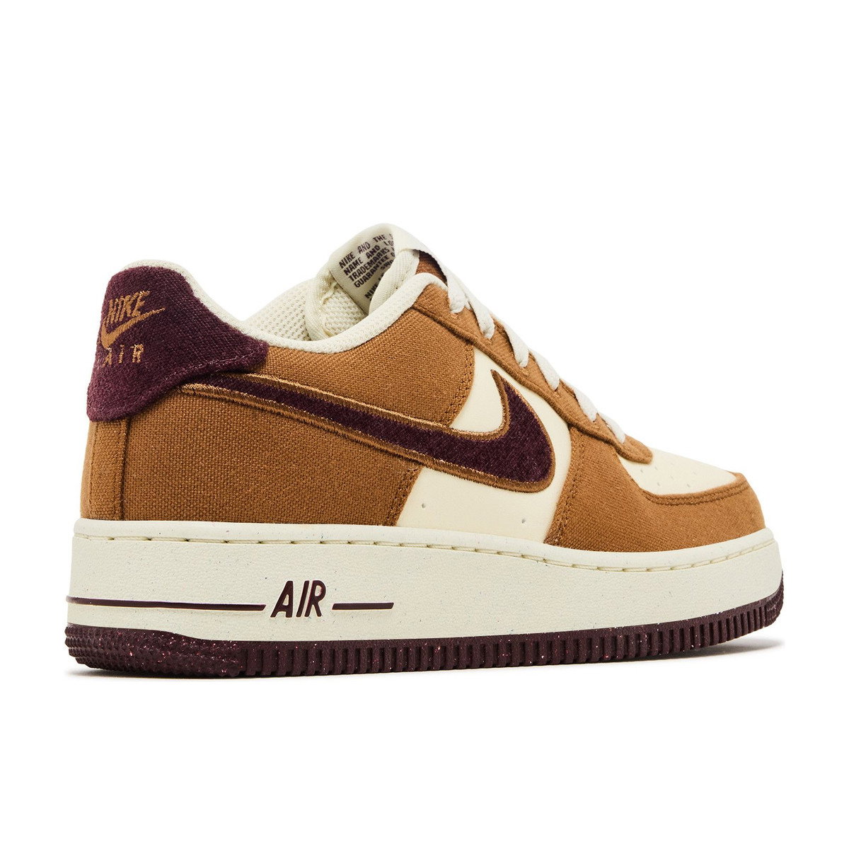 Nike Air Force 1 Low Light British Burgundy Crush GS