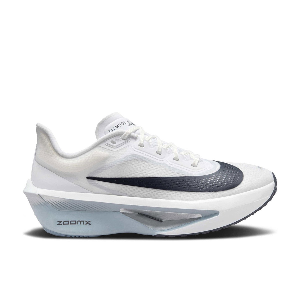 Nike Zoom Fly 6 White Pure Platinum Obsidian Mist Gridiron Womens