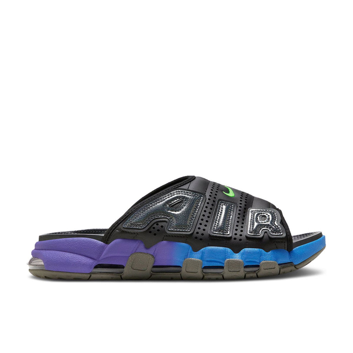 Nike Air More Uptempo Slide Blue Purple Gradient