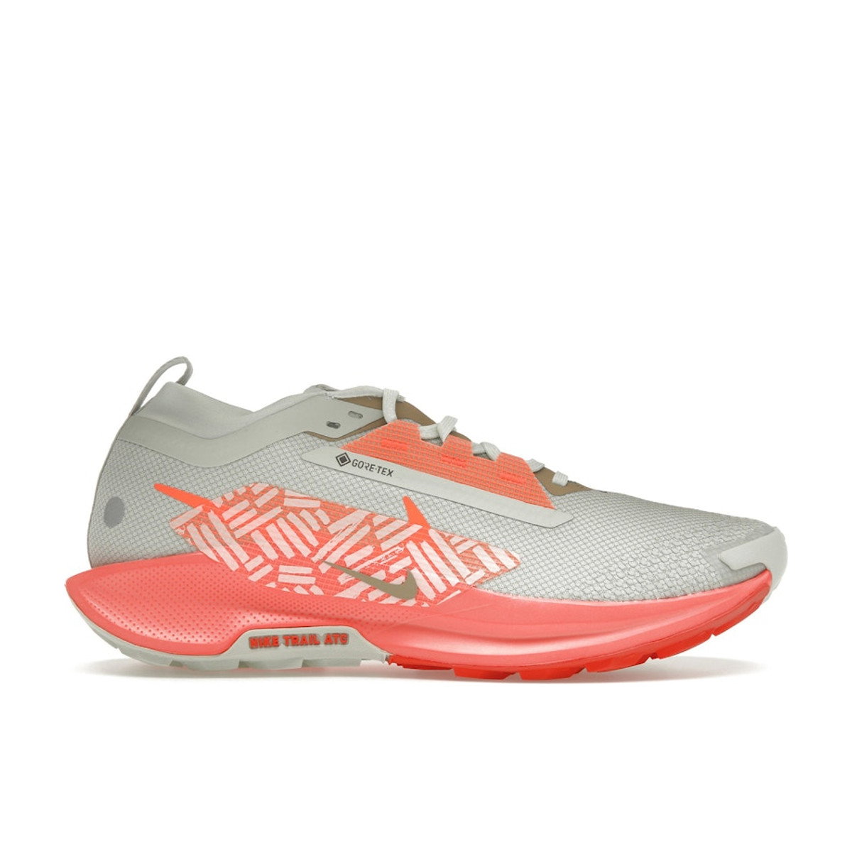 Nike React Pegasus Trail 5 Gore-Tex Light Silver Light Wild Mango Vintage Coral Hyper Crimson