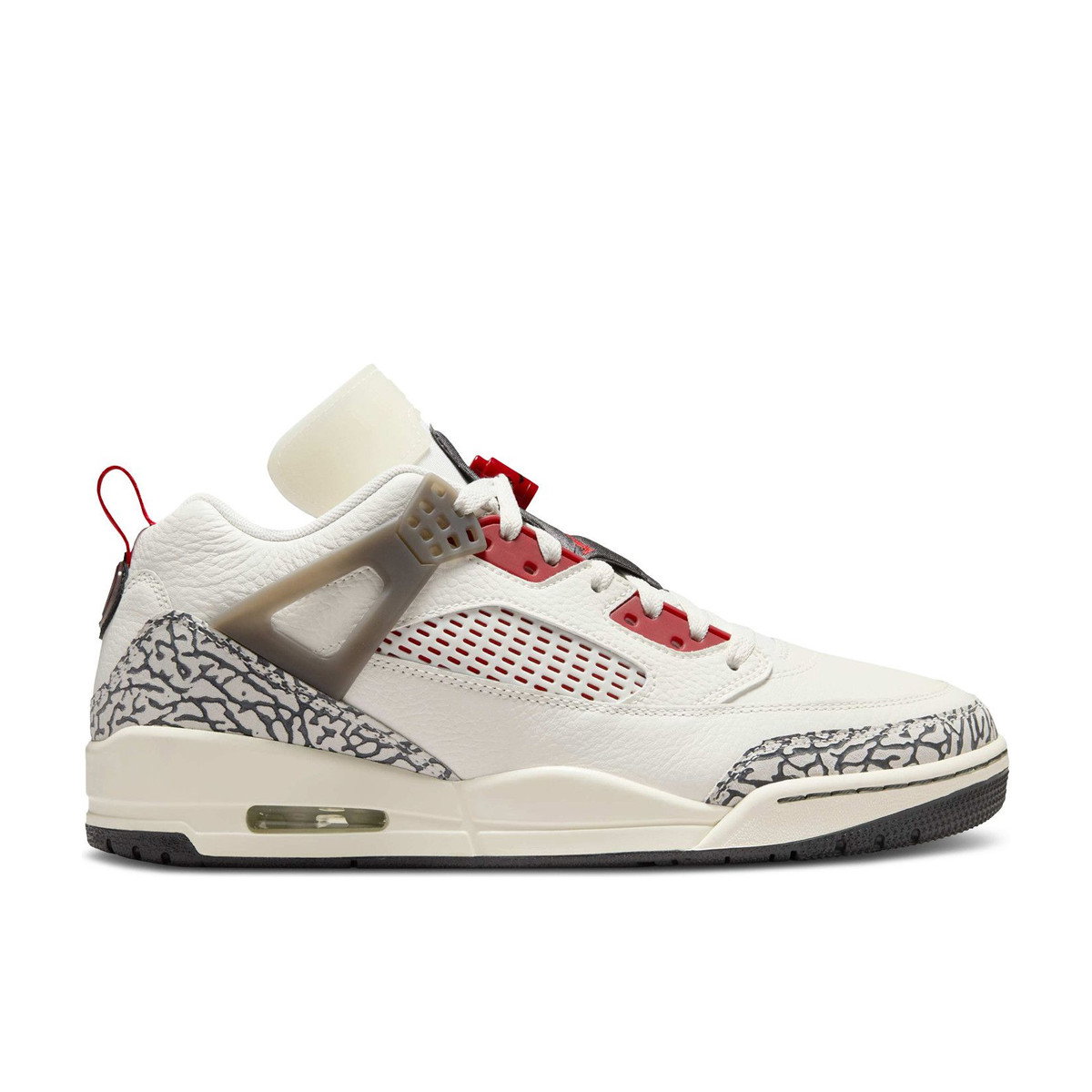 Air Jordan Spizike Low Sail Anthracite Coconut Milk Varsity Red