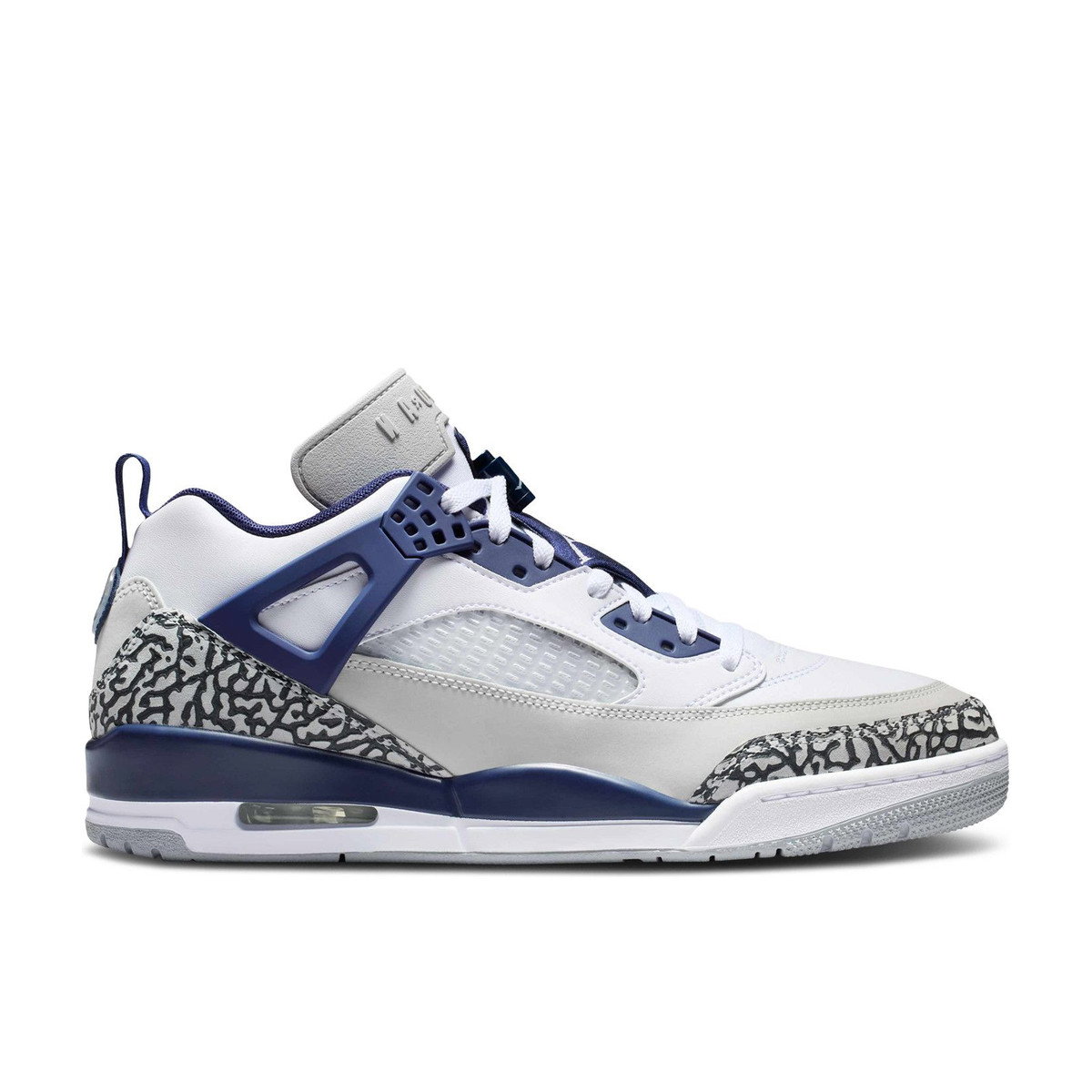 Air Jordan Spizike Low White Neutral Grey Anthracite Midnight Navy