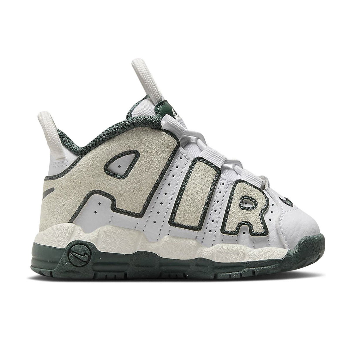 Nike Air More Uptempo White Vintage Green Summit White Sea Glass TD