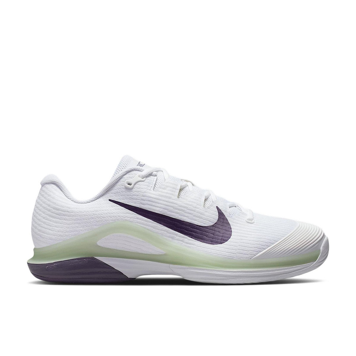 Nike Court Air Zoom Vapor 12 HC White Volt Dark Raisin